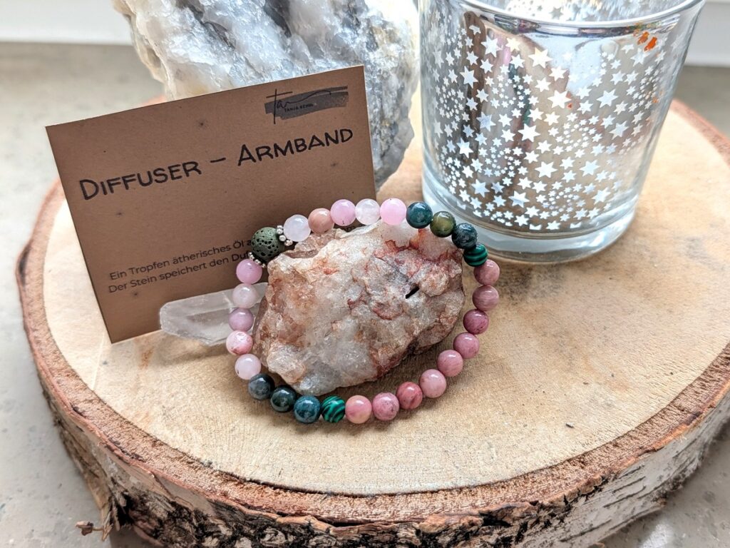 Diffuser-Armband – Blütenherz